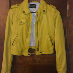 CURRENT/ELLIOT Leather Jacket